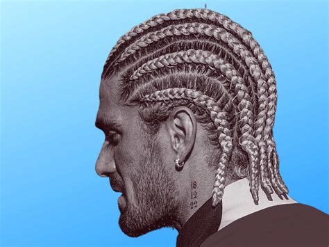 rodrigo de paul haircut|rodrigo de paul cornrow braids.